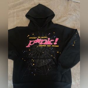 Sp5der P*nk Hoodie ‘Black’